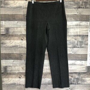 Talbots Womens Classic Side Zip Dress Pants Gray Size 8 Straight Leg
